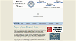 Desktop Screenshot of kostaschiropractic.com